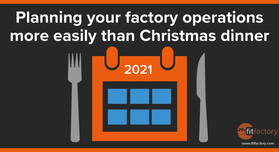Planning your Factory more Easily than Christmas Dinner